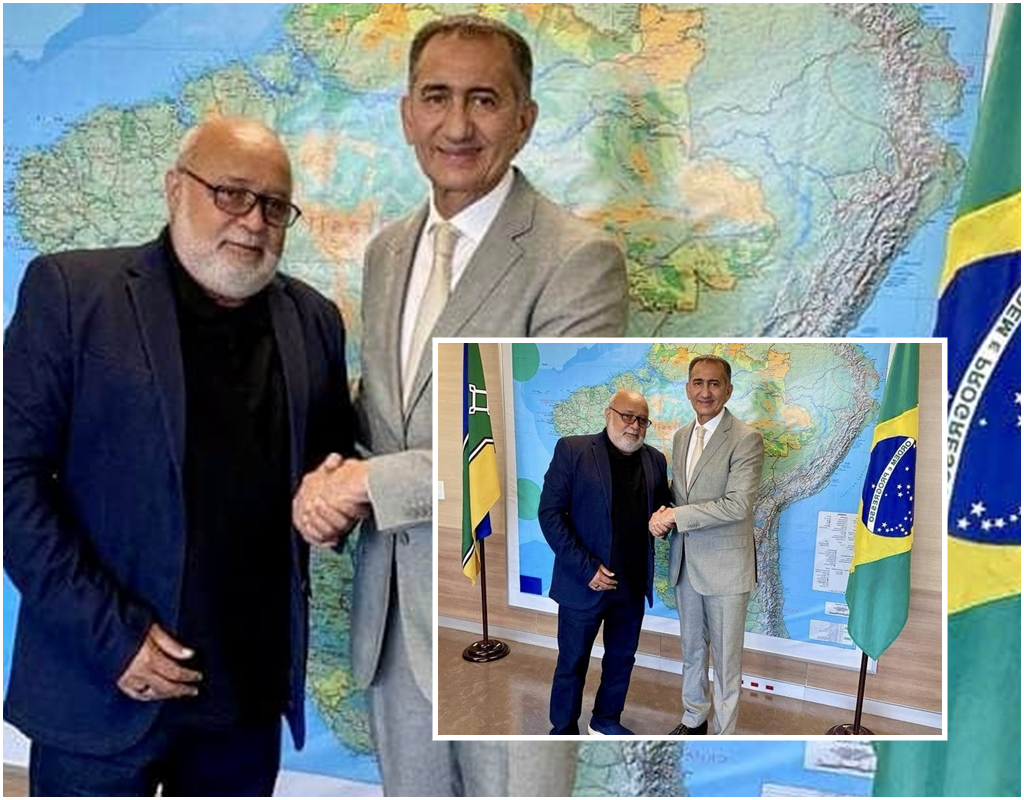 O PREFEITO JOSÉ MARIA BESSA DE OLIVEIRA ESTEVE HOJE EM BRASÍLIA, EM AGENDA COM MINISTRO WALDEZ GÓES (MDR)